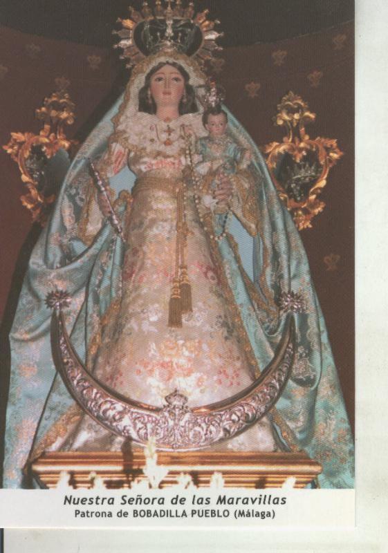 Postal 011692: Virgen Ntra Sra de las Maravillas, patrona de Bobadilla-Pueblo, Malaga
