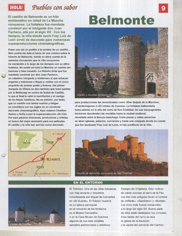 Guia HOLA de pueblos con sabor, ficha 09: Belmonte