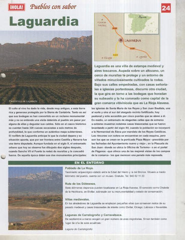 Guia HOLA de pueblos con sabor, ficha 24: La Guardia