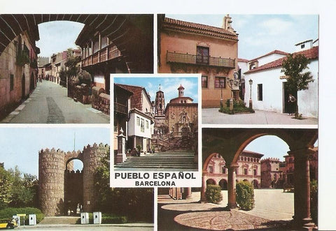 Postal 027802 : Pueblo Español Barcelona