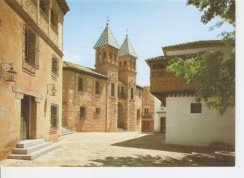 Postal 041041 : Pueblo Español. Balcon Canario y Puerta Bisagra Vieja (Toledo). Palma de Mallorca