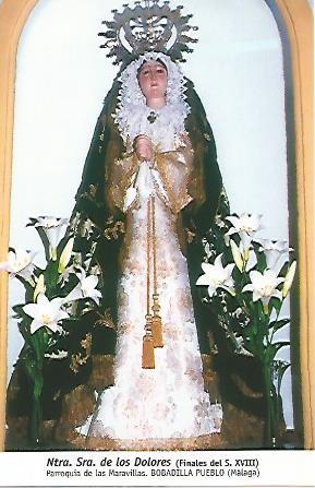 POSTAL 54793: Virgen de los Dolores. Bobadilla Pueblo Malaga