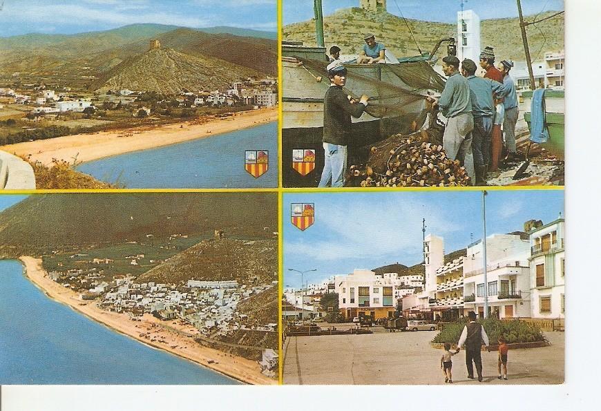 Postal 036923 : Granada. Castell de Ferro. Varis vistas del pueblo