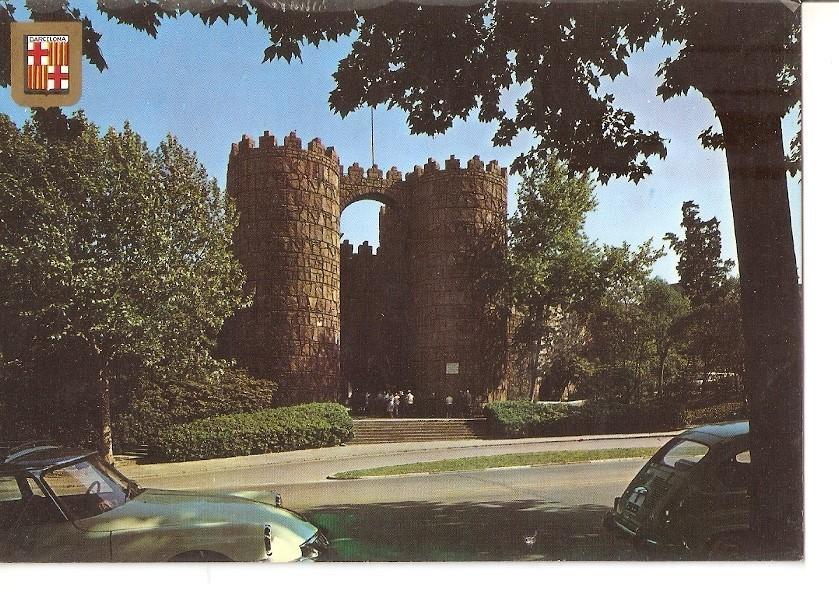 Postal 037102 : Pueblo Español. Porta dAvila