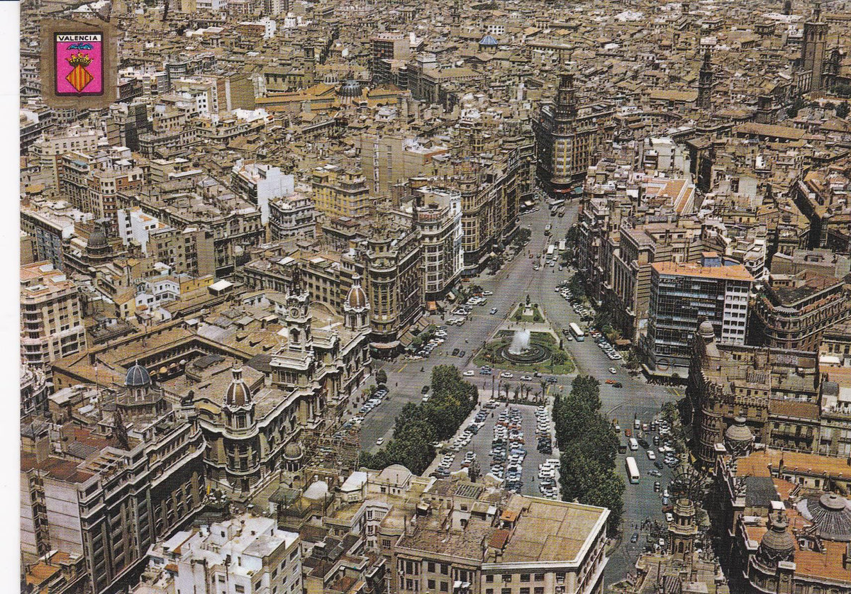 POSTAL B8002: VALENCIA: PLAZA DEL CAUDILLO