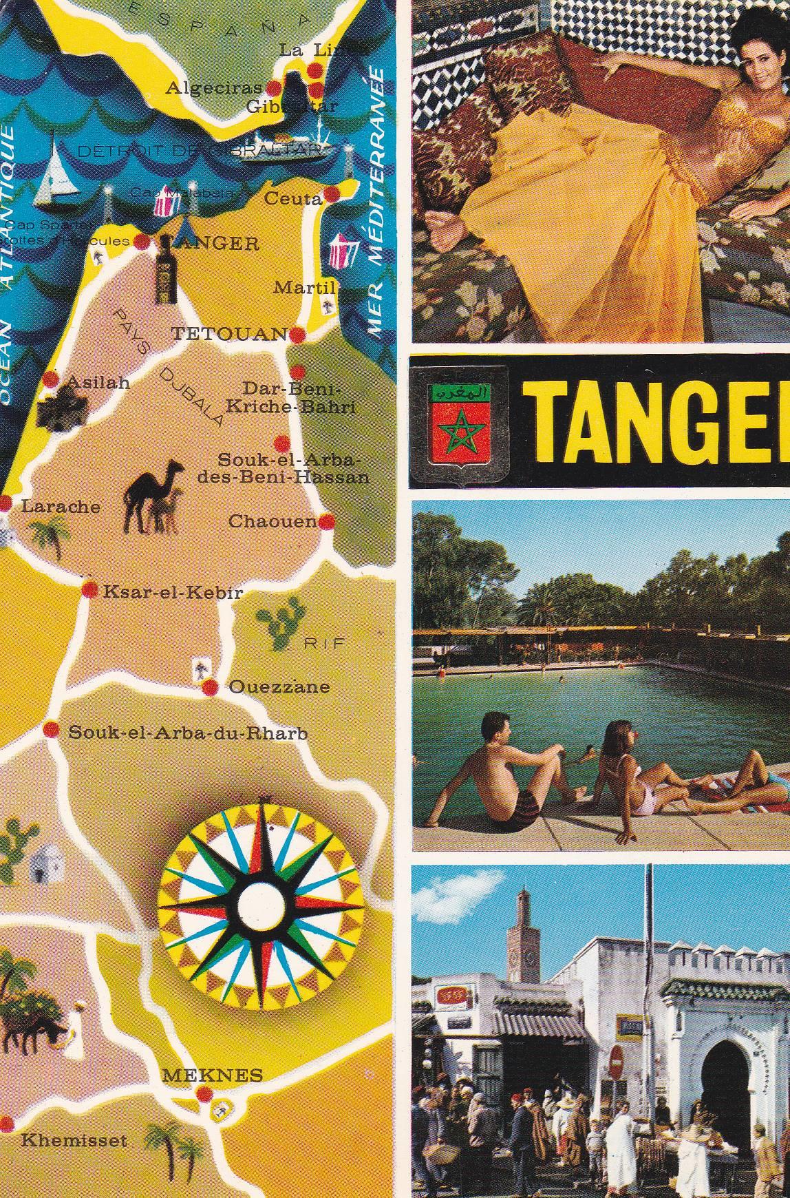 POSTAL B8024: TANGER: PALACIO KOUTUBIA