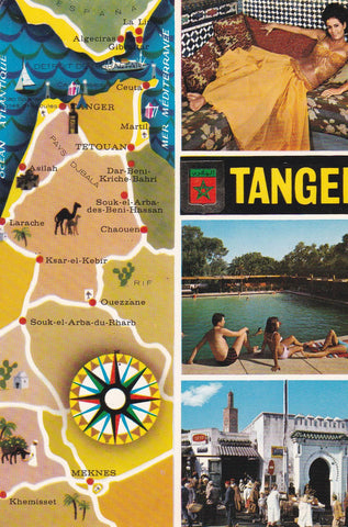 POSTAL B8024: TANGER: PALACIO KOUTUBIA