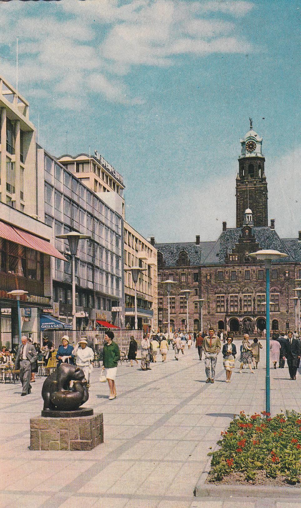 POSTAL B8034: ROTTERDAM: STADHUISPLEIN
