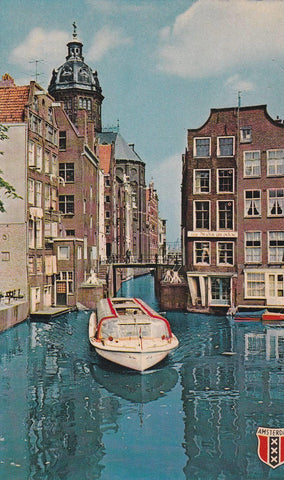 POSTAL B8043: AMSTERDAM: THE LITTLE LOCK