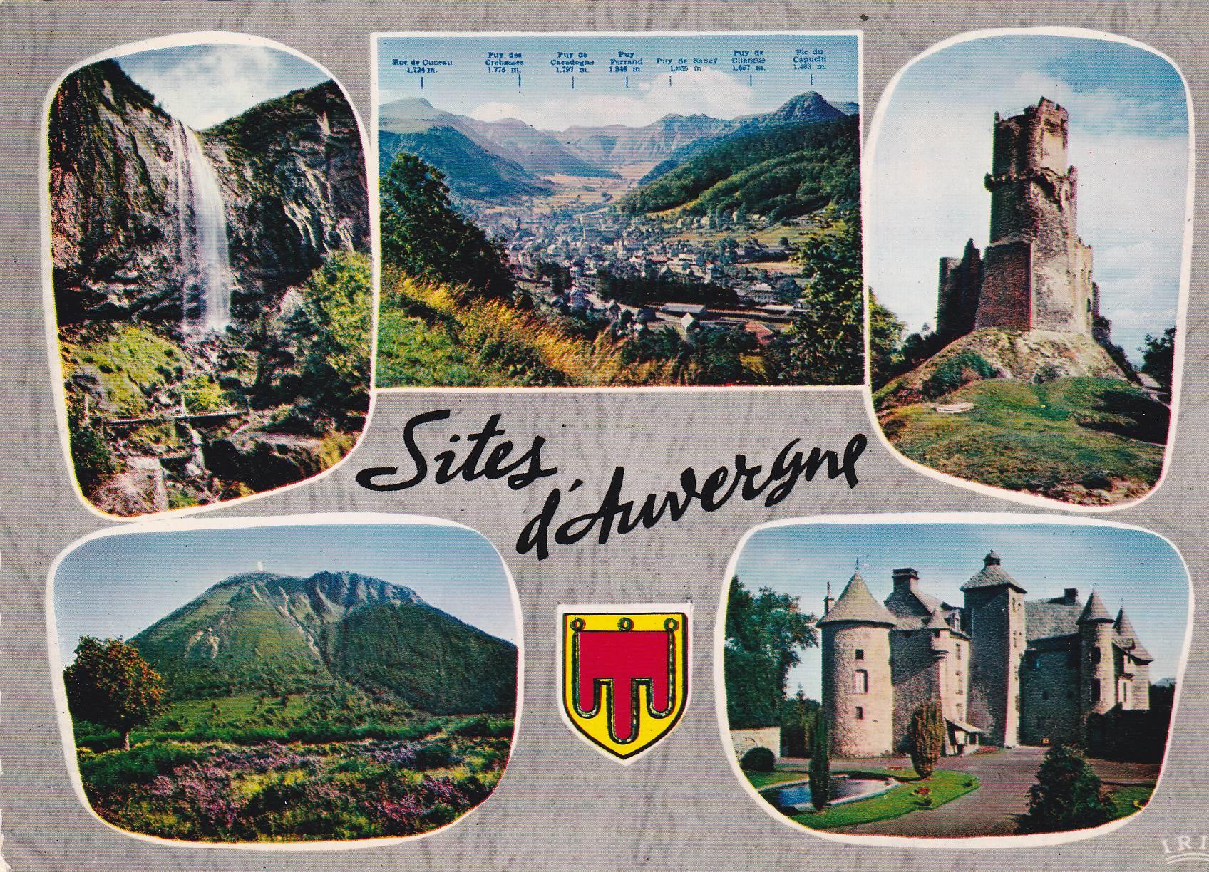 POSTAL B8046: AUVERGNE: GRAN CASCADA
