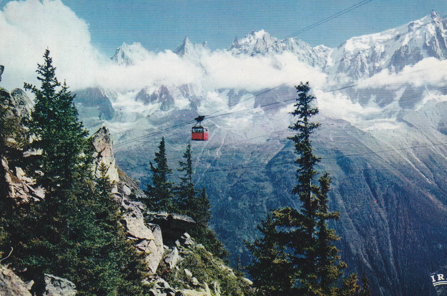 POSTAL B8065: CHAMONIX: MONT BLANC