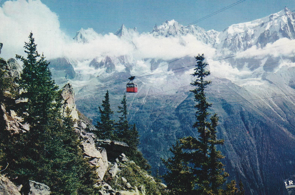 POSTAL B8065: CHAMONIX: MONT BLANC
