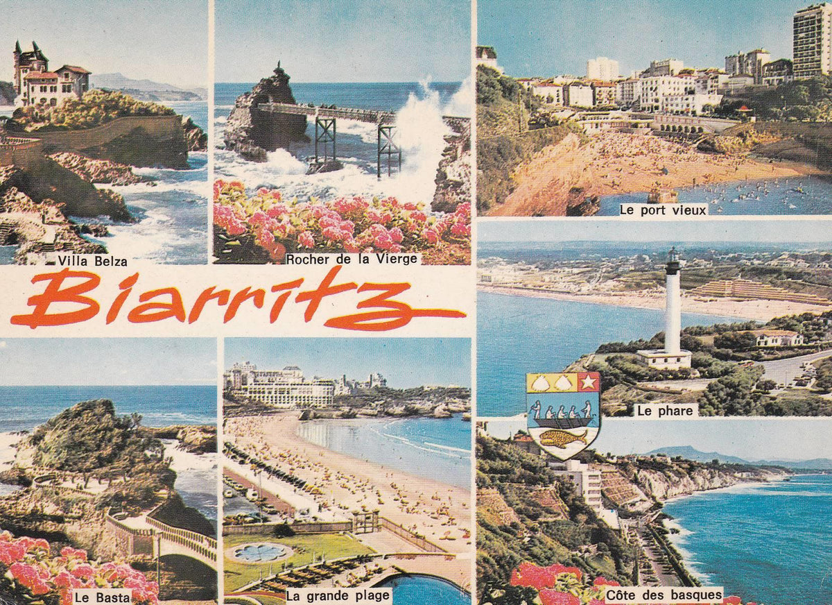 POSTAL B8075: BIARRITZ: DIVERSOS ASPECTOS