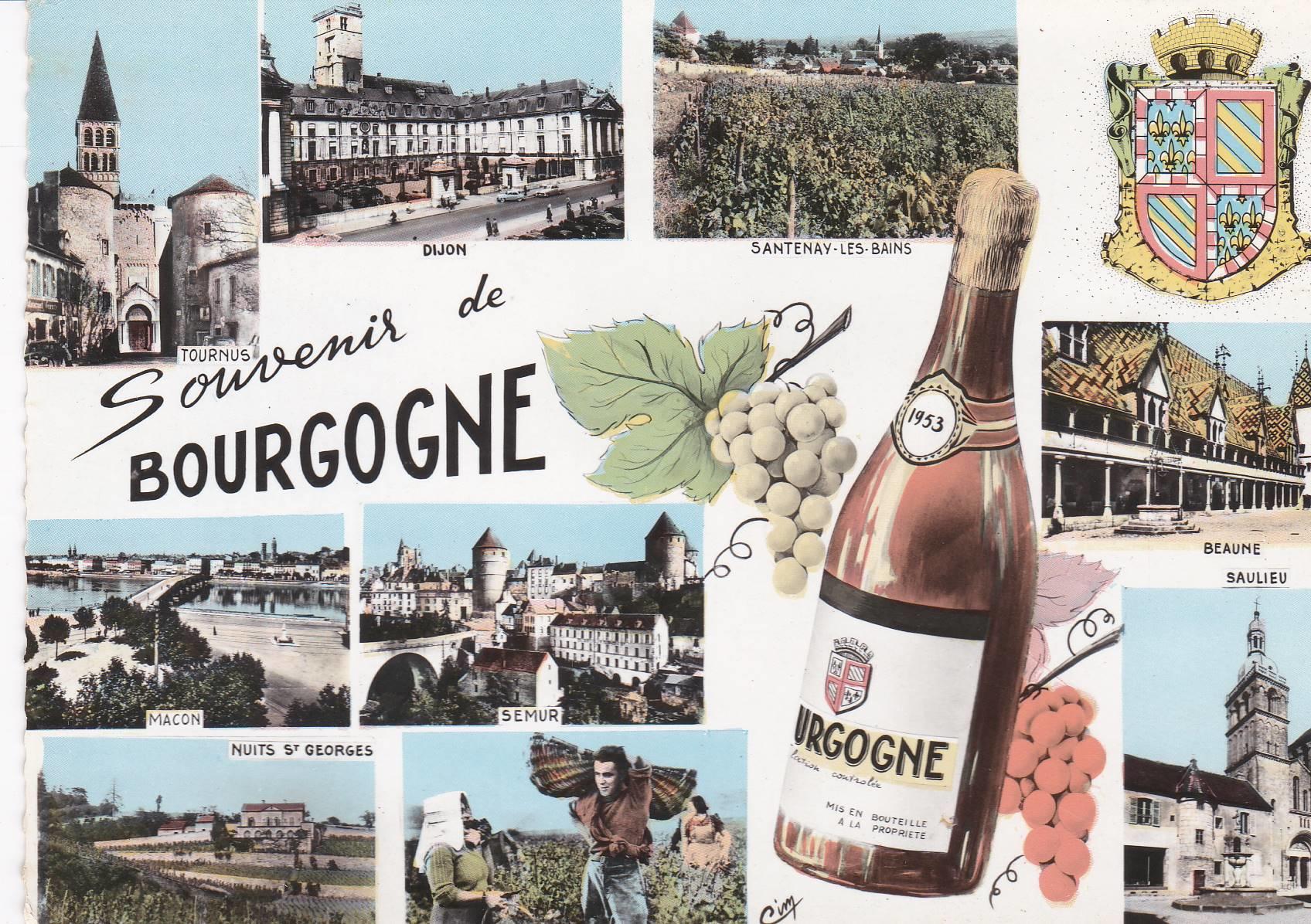 POSTAL B8119: FRANCIA: BOURGOGNE