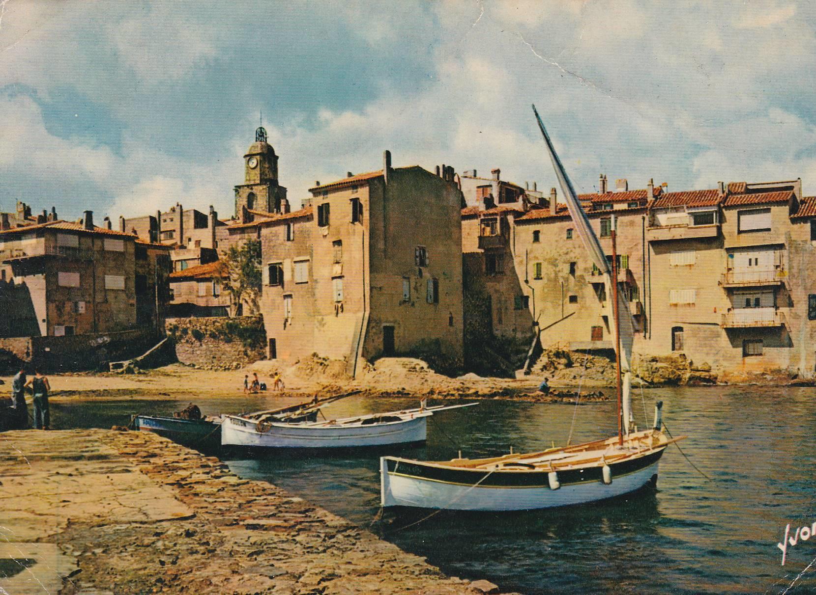 POSTAL B8129: SAINT TROPEZ: PUERTO LES PECHEURS