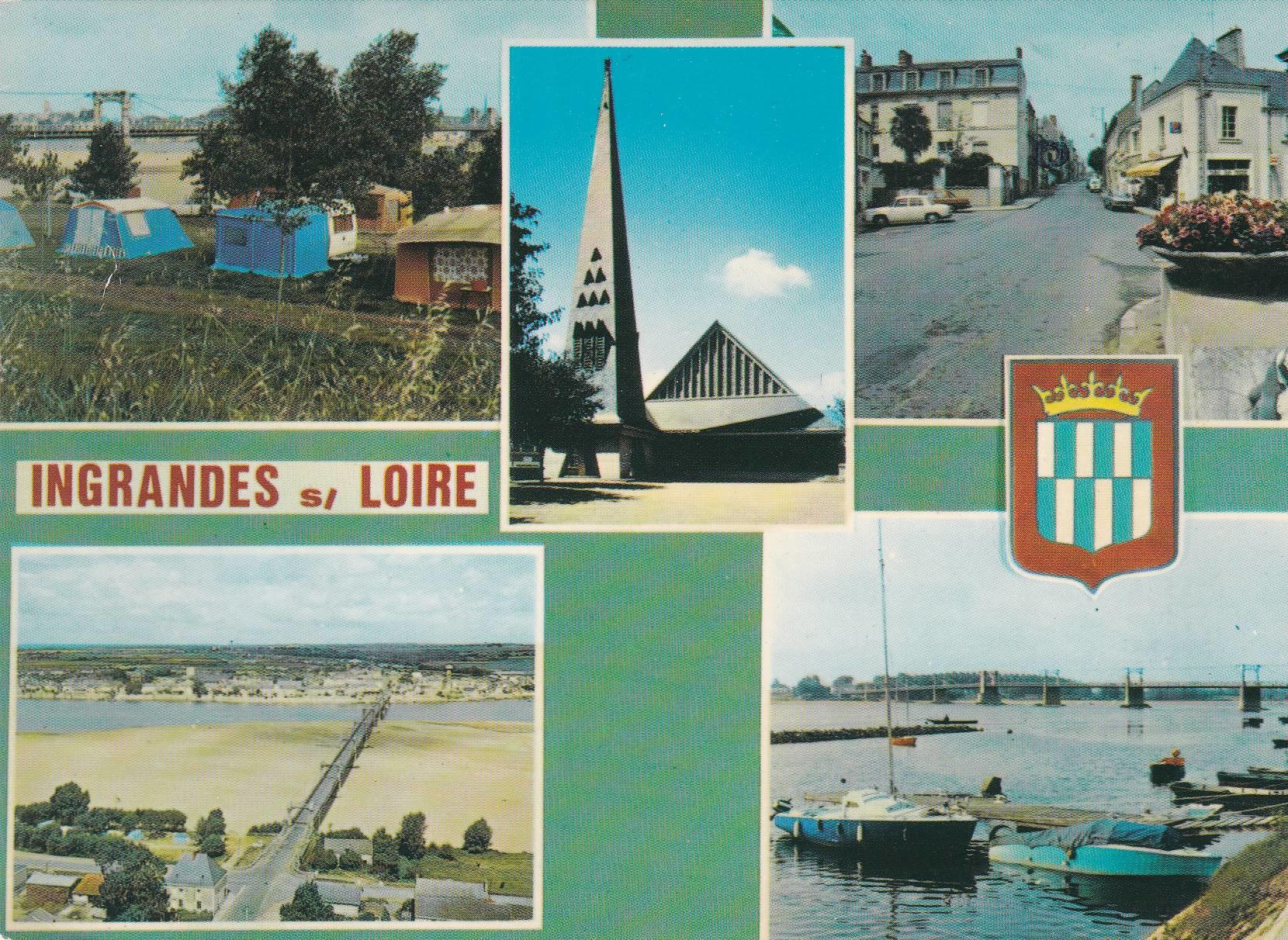 POSTAL B8133: LOIRA: INGRANDE SUR LOIRE