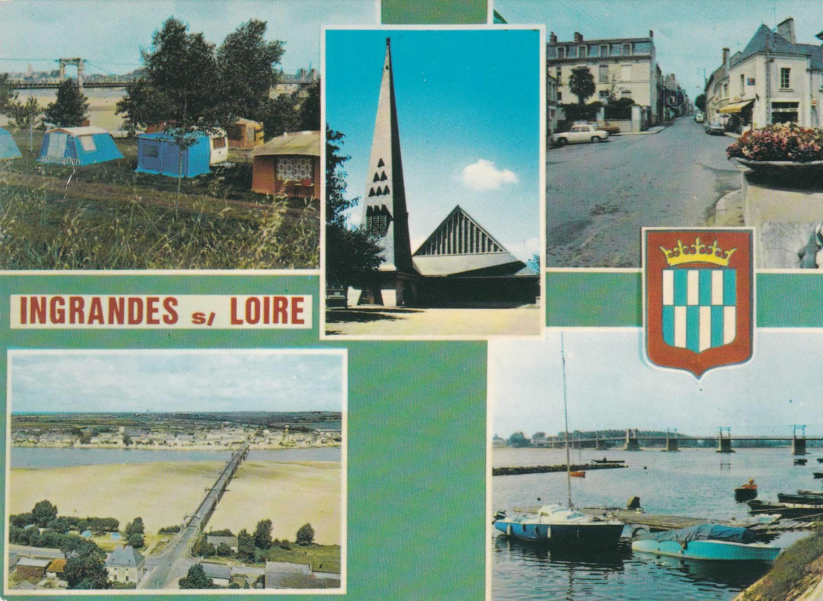 POSTAL B8133: LOIRA: INGRANDE SUR LOIRE
