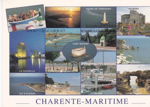 POSTAL B8134: FRANCIA: PARCOURANT LA CHARENTE MARITIME