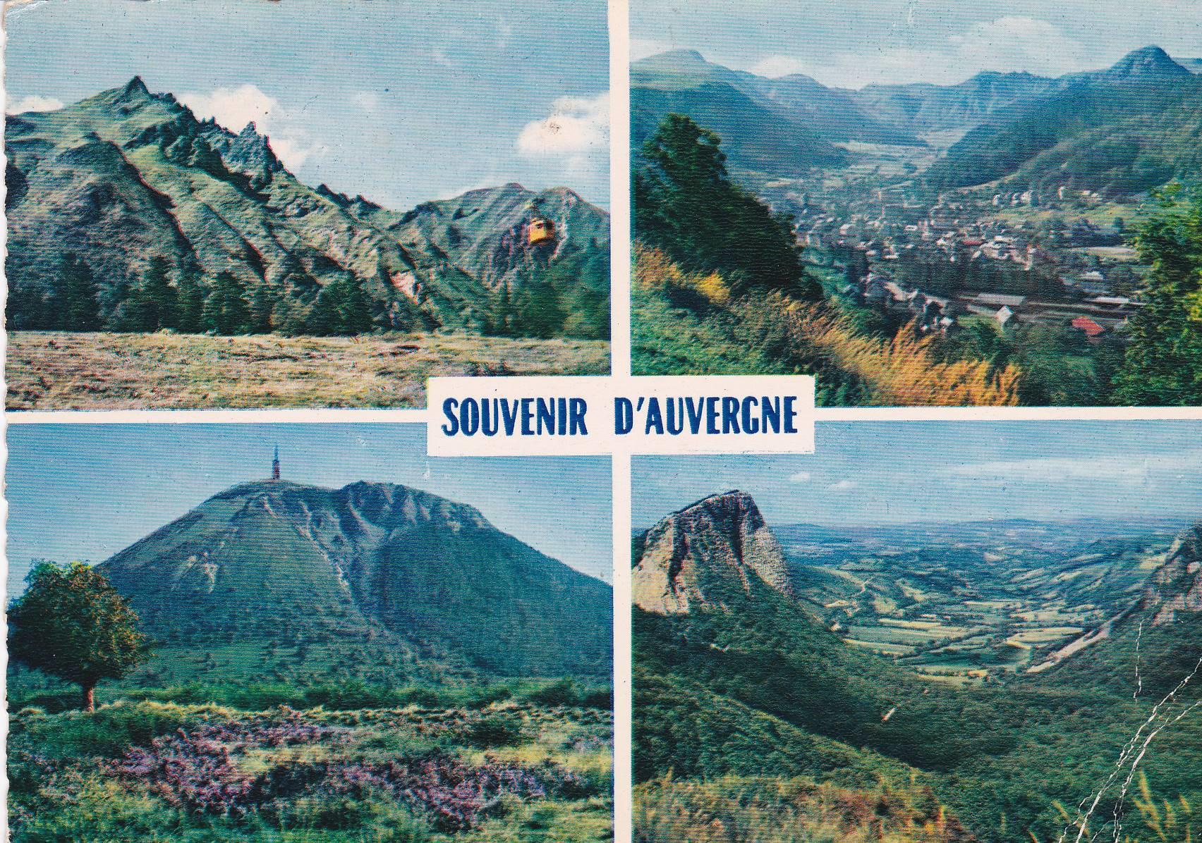 POSTAL B8136: AUVERGNE: LE SANCY