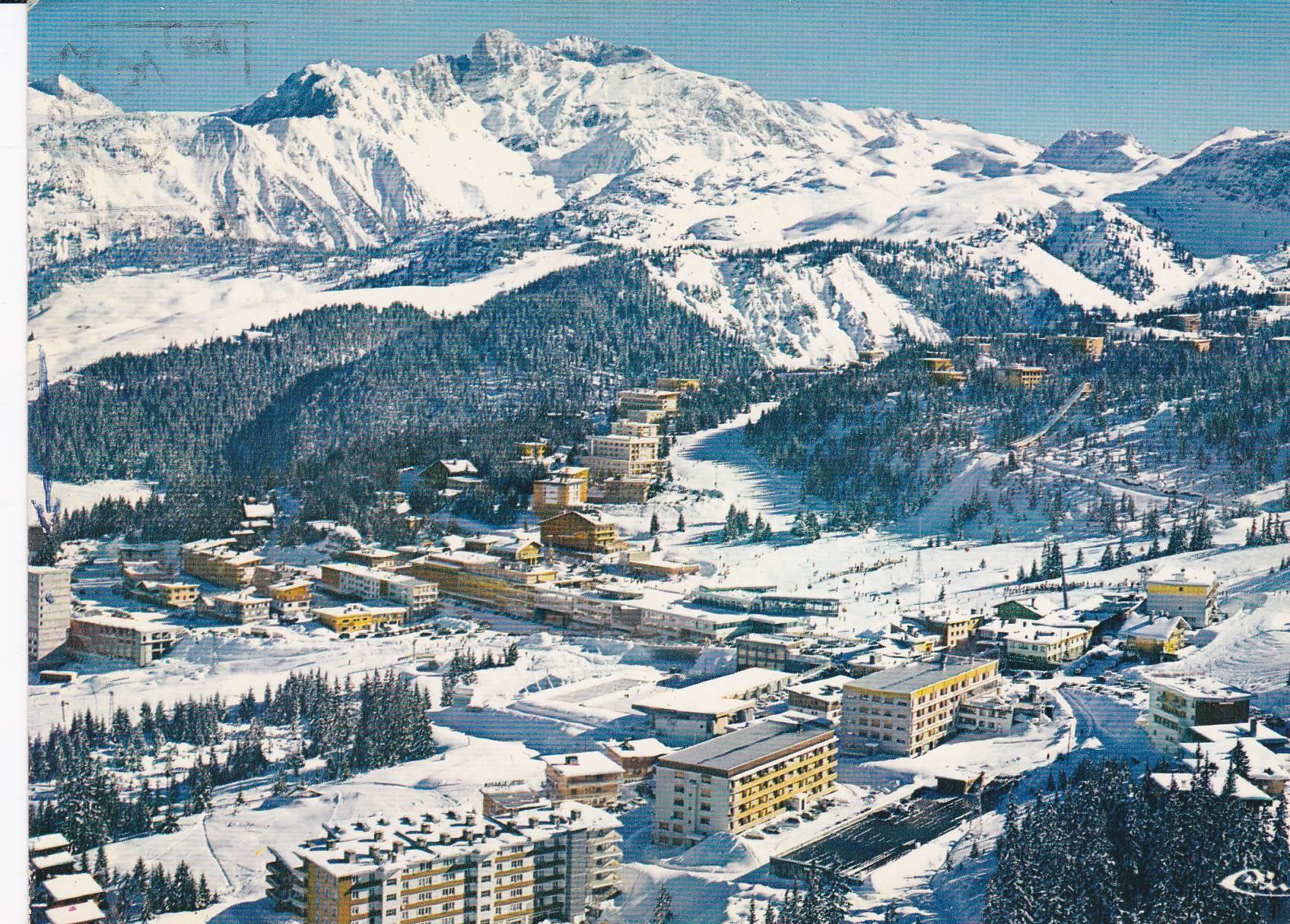 POSTAL B8140: SAVOIA: COURCHEVEL. VISTA AEREA
