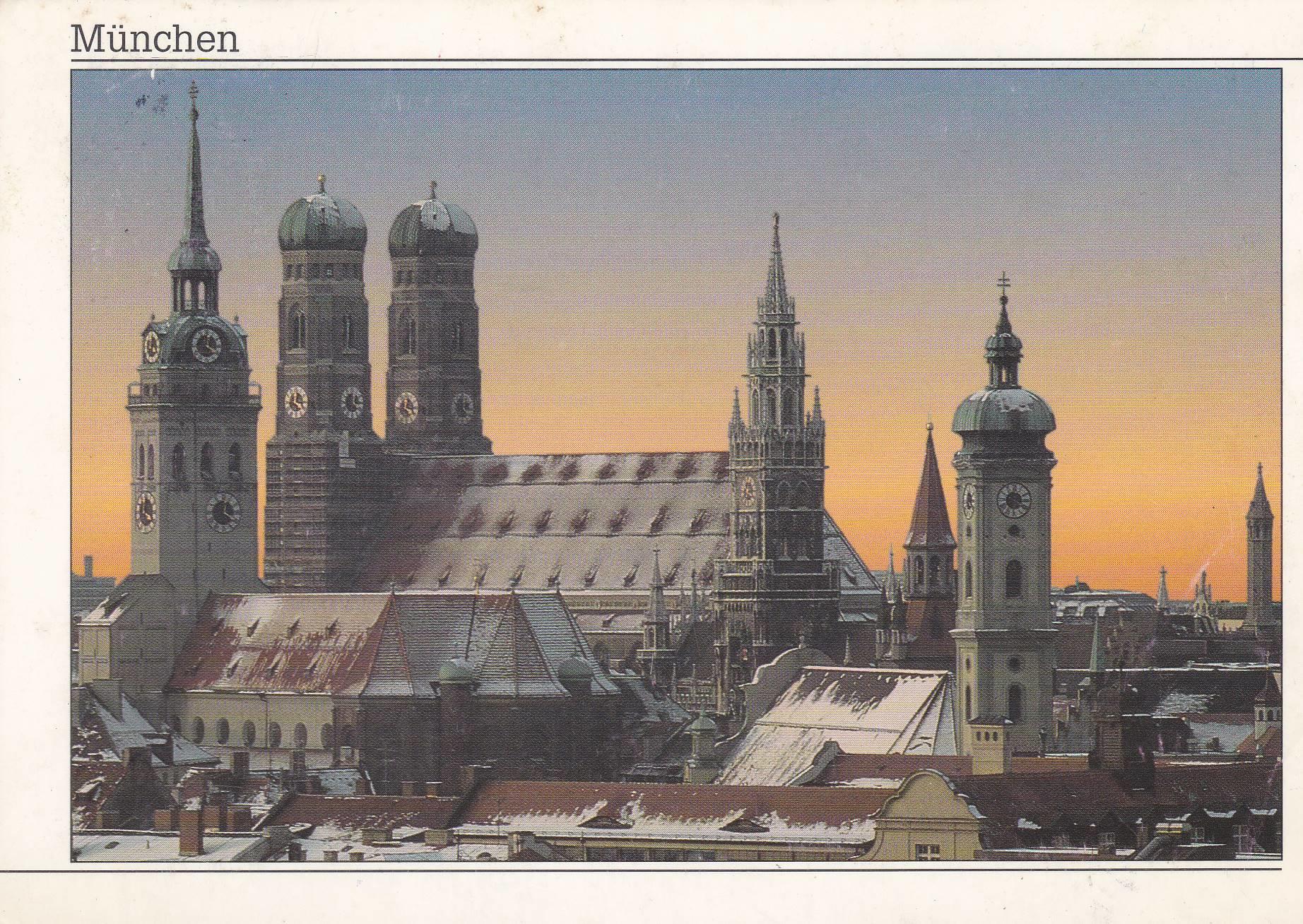 POSTAL B8144: MUNICH: VISTA PANORAMICA