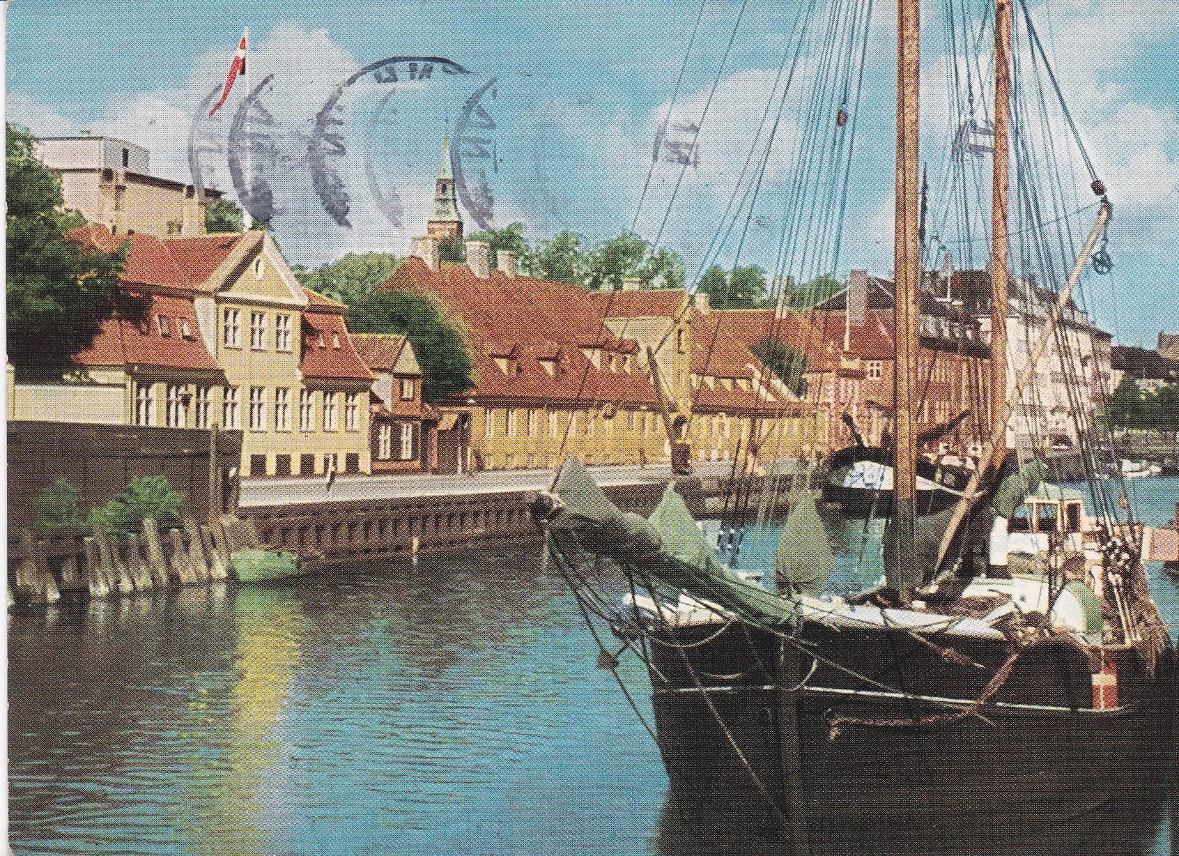POSTAL B8162: COPENHAGUE: CANAL FREDERIKSBORG