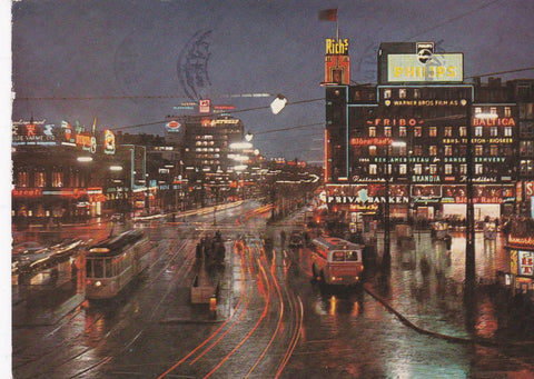 POSTAL B8169: COPENHAGUE: NATBILLEDE