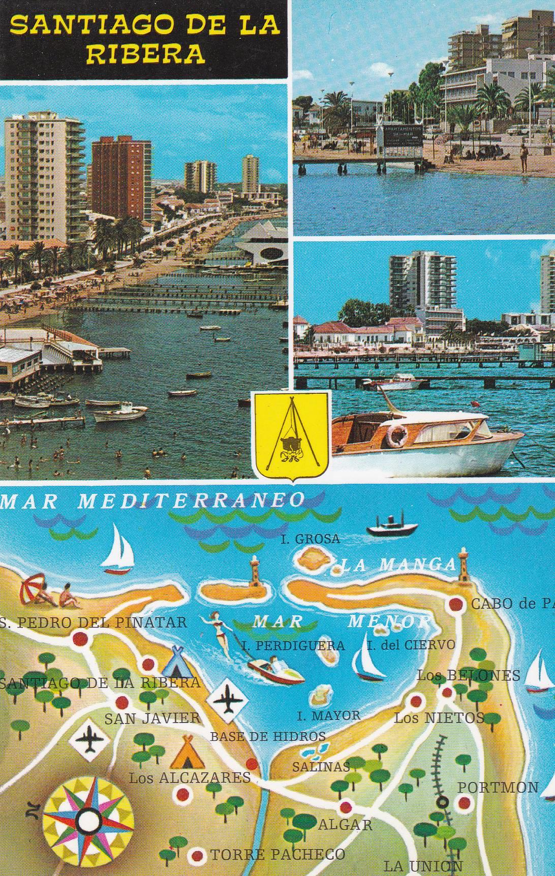 POSTAL B8198: MURCIA: SANTIAGO DE LA RIBERA