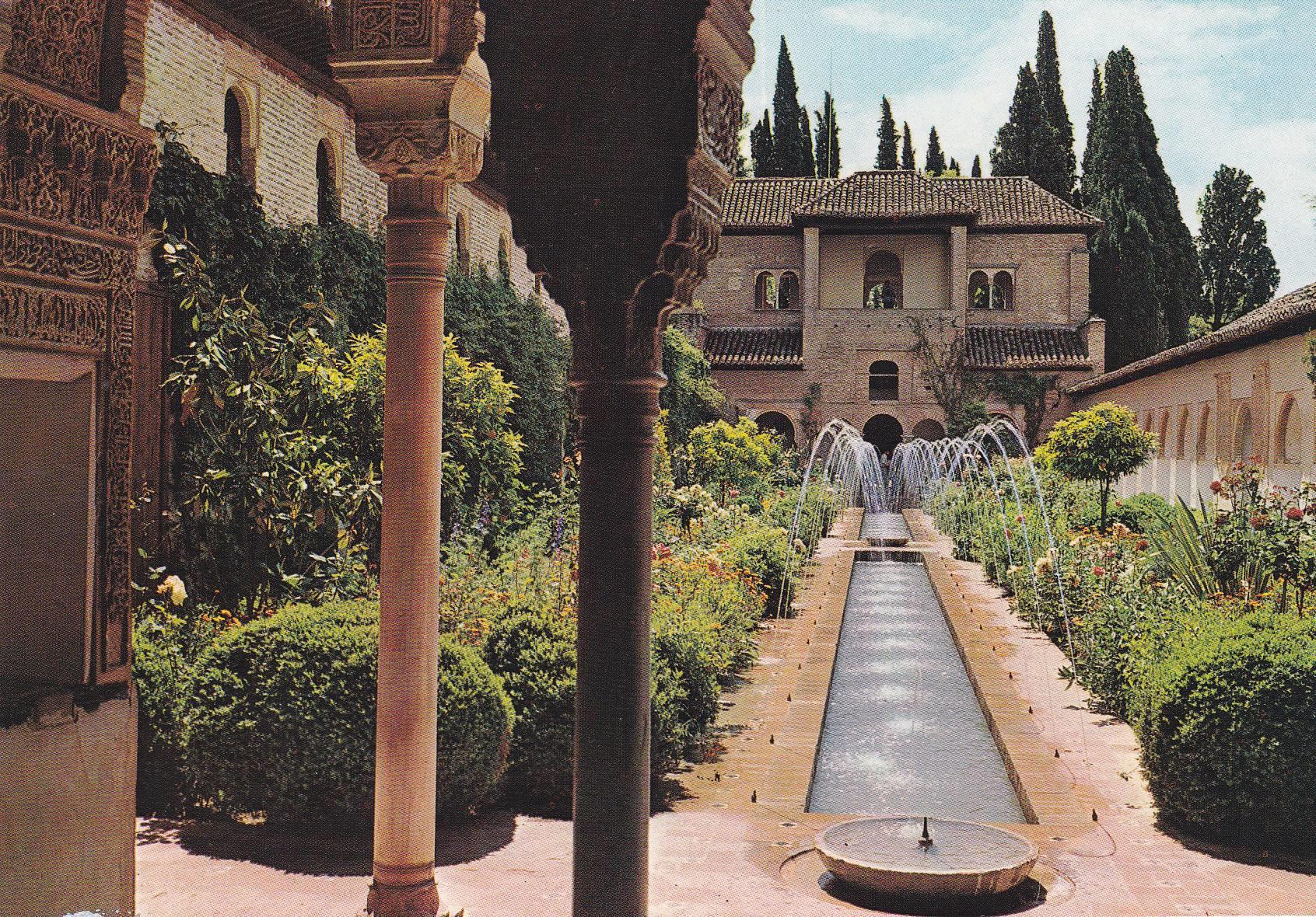 POSTAL B8242: GRANADA: GENERALIFE