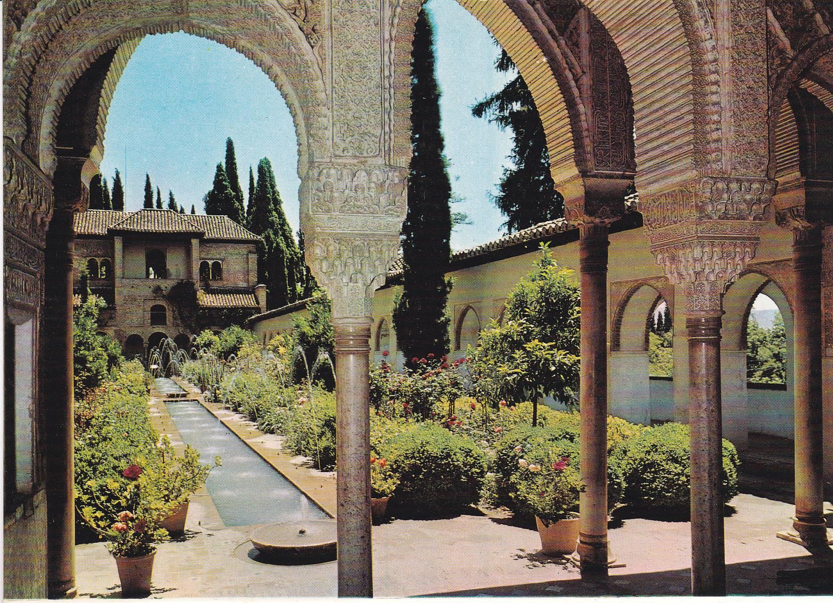 POSTAL B8244: GRANADA: GENERALIFE