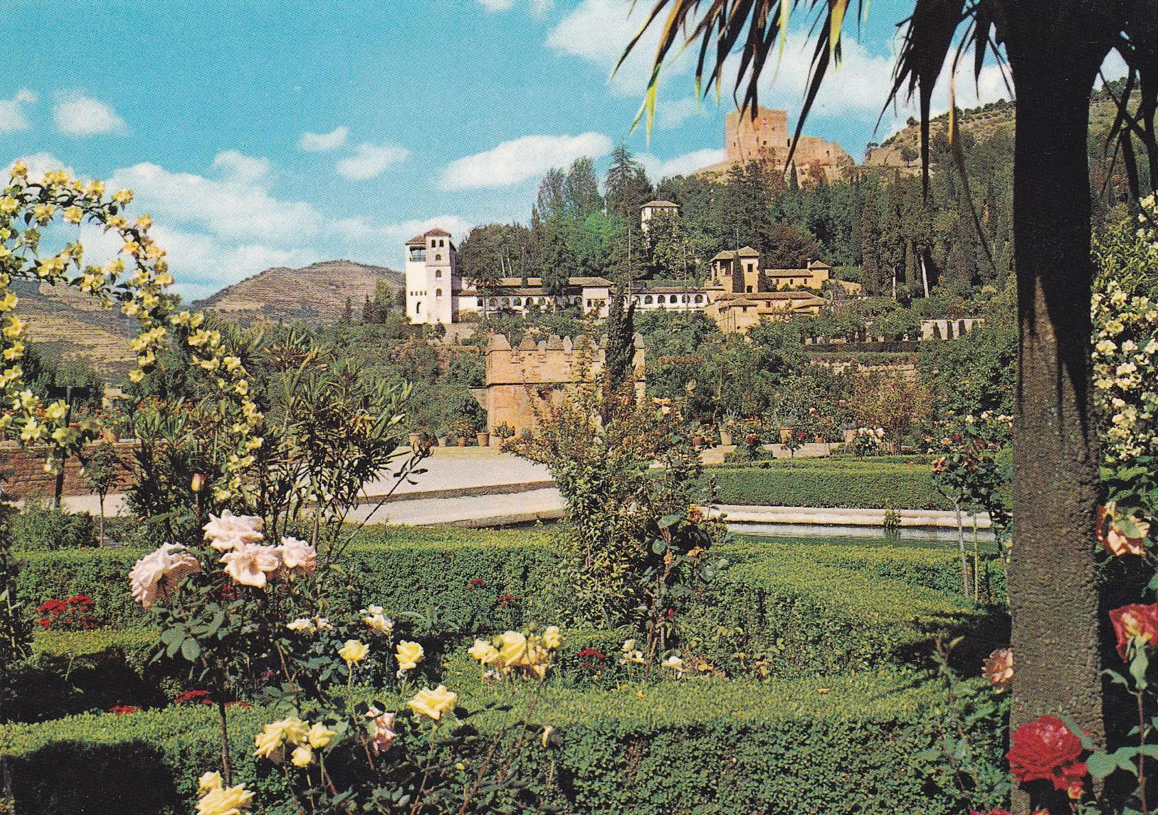 POSTAL B8245: GRANADA: GENERALIFE. EL PARTAL