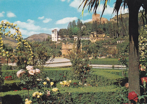 POSTAL B8245: GRANADA: GENERALIFE. EL PARTAL