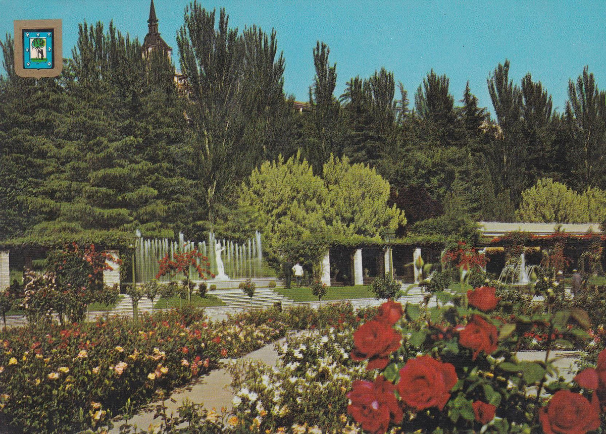 POSTAL B8254: MADRID: PARQUE DE LA ROSALEDA