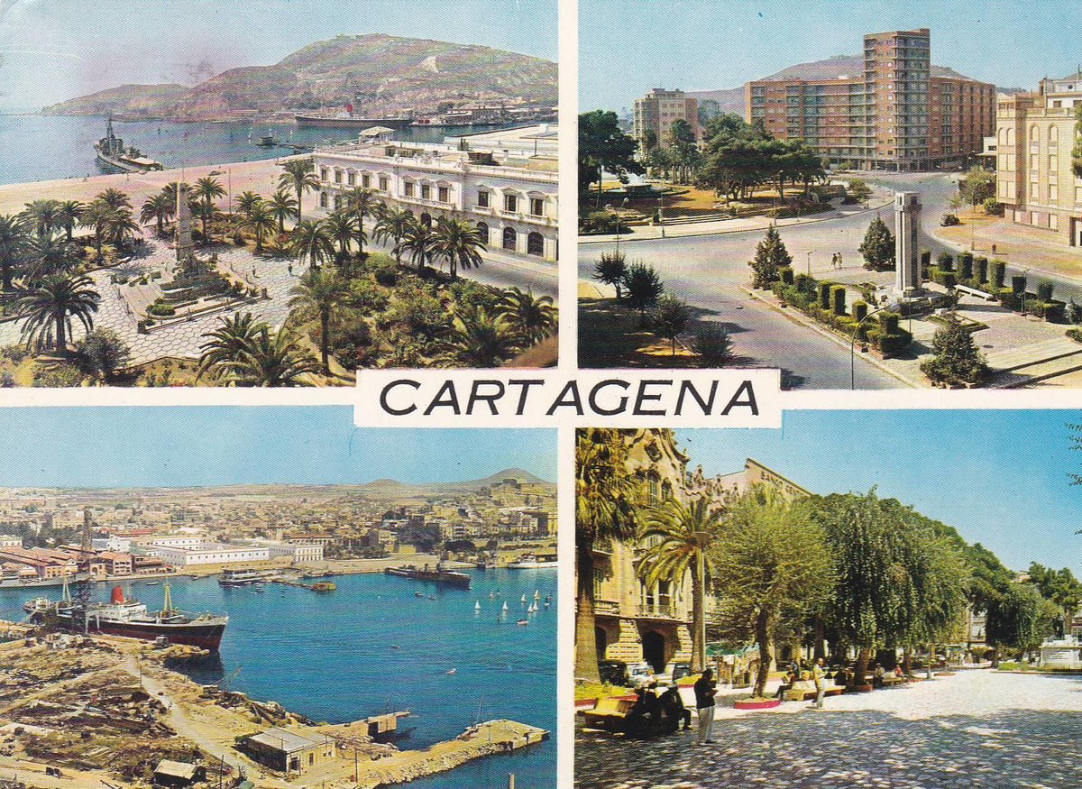 POSTAL B8257: CARTAGENA: DIVERSOS ASPECTOS