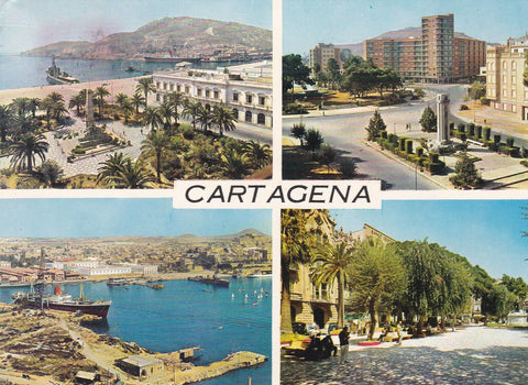 POSTAL B8257: CARTAGENA: DIVERSOS ASPECTOS