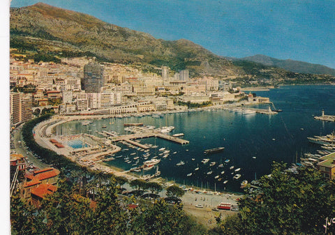 POSTAL B8267: PRINCIPADO DE MONACO: VISTA AEREA MONTE CARLO
