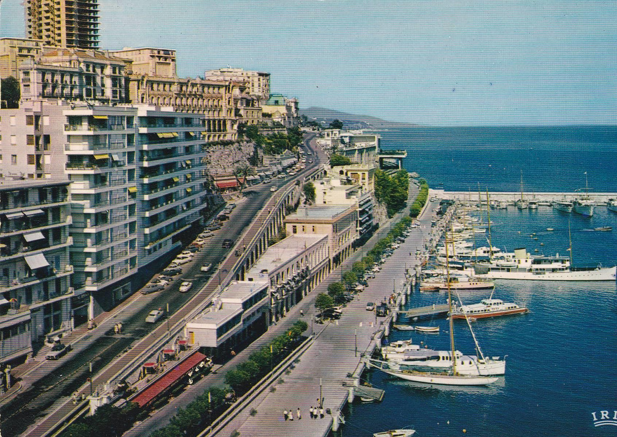 POSTAL B8269: PRINCIPADO DE MONACO: AVENIDA MONTE CARLO