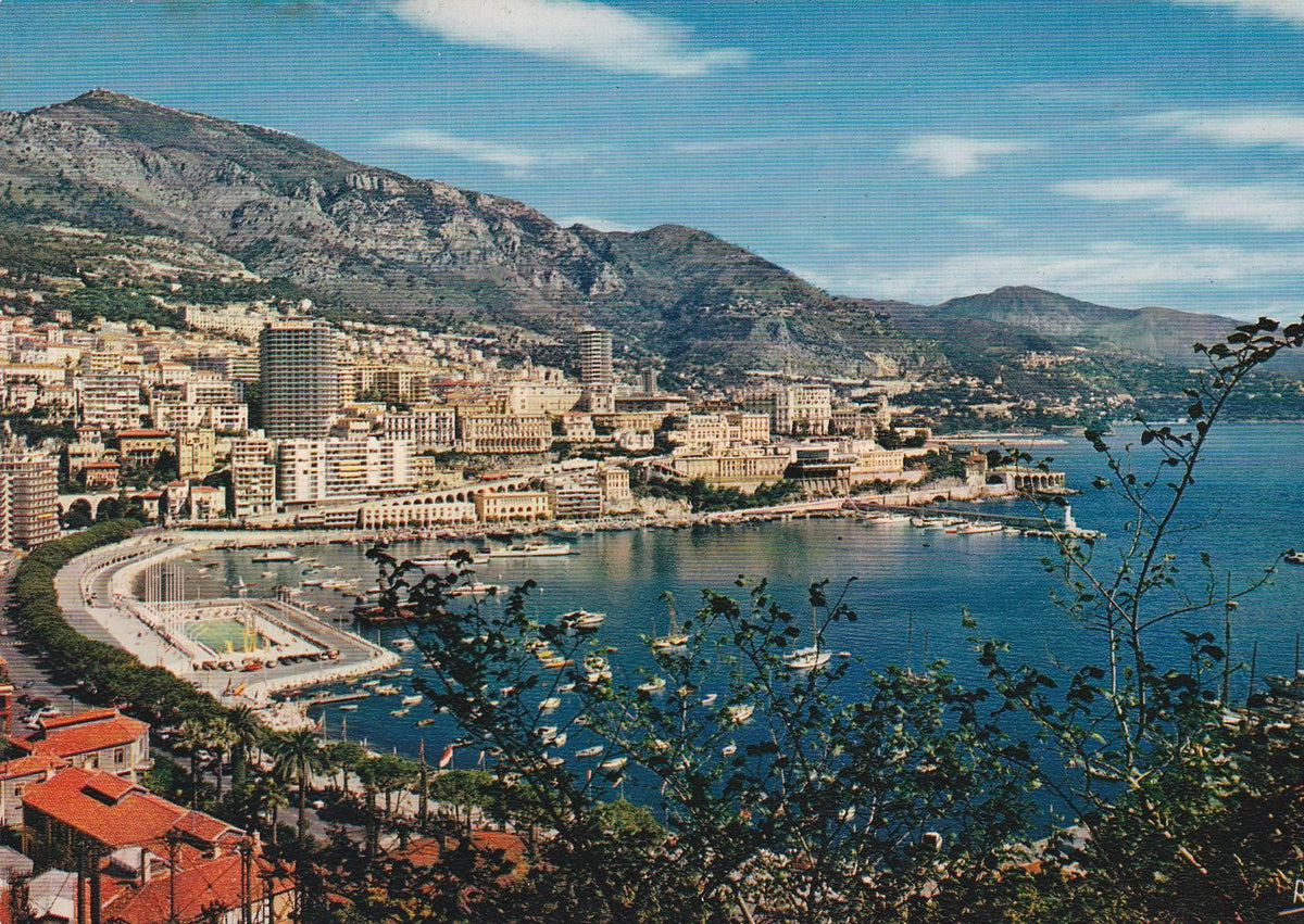 POSTAL B8270: PRINCIPADO DE MONACO: PLAZA DEL PALACIO