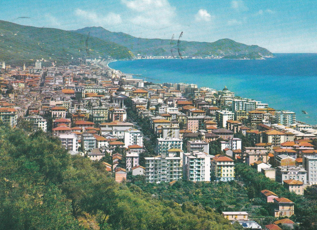 POSTAL B8283: CHIAVARI: PANORAMA