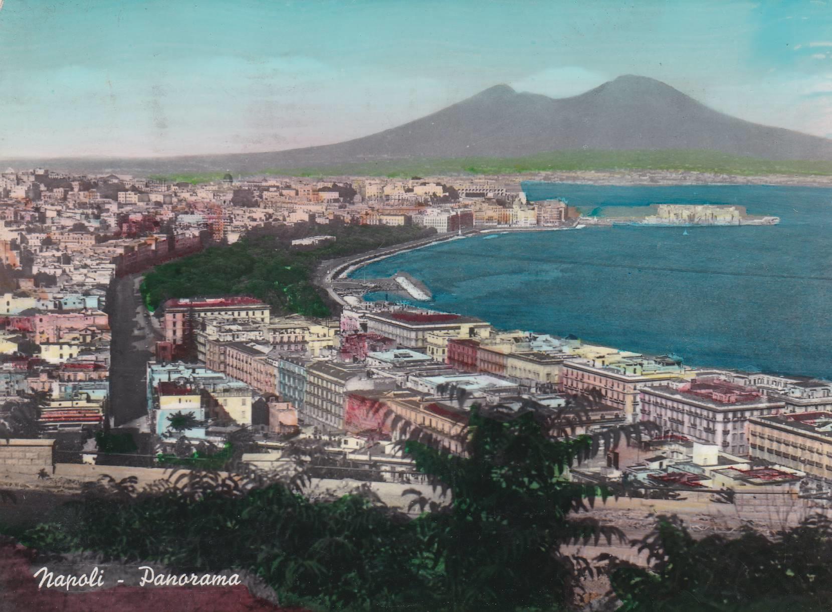 POSTAL B8295: NAPOLES: VISTA AEREA