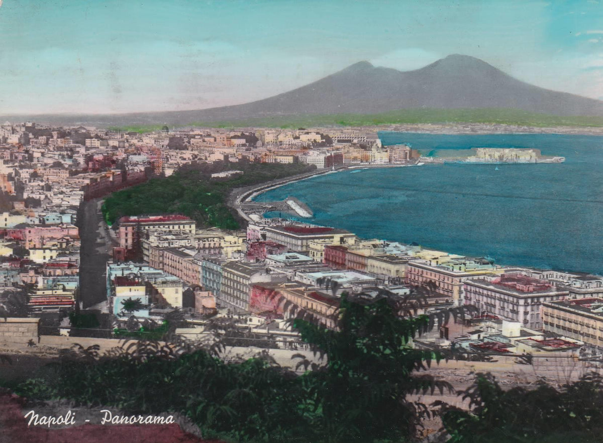 POSTAL B8295: NAPOLES: VISTA AEREA