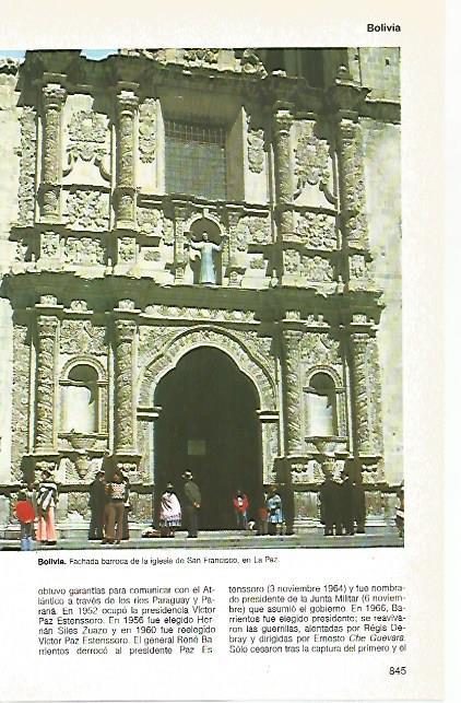LAMINA 11164: Iglesia de San Francisco en La Paz Bolivia