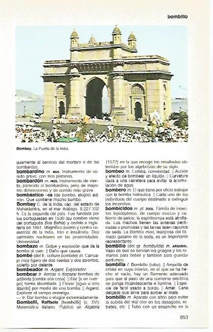 LAMINA 11167: Puerta de la India en Bombay