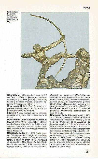 LAMINA 11171: Hercules arquero por Bourdelle