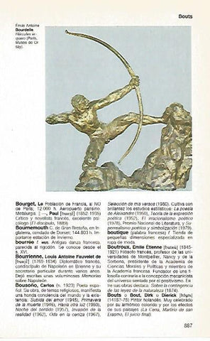 LAMINA 11171: Hercules arquero por Bourdelle