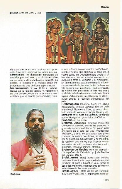 LAMINA 11174: El dios Brahma y brahman