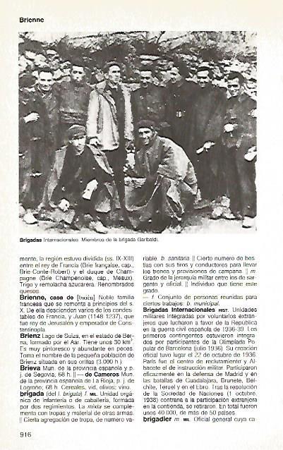 LAMINA 11178: Brigada Garibaldi en la Guerra Civil de España