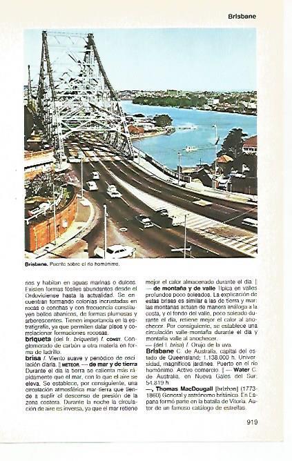 LAMINA 11179: Puente de Brisbane
