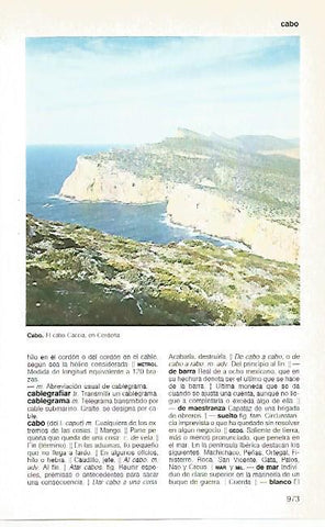LAMINA 11186: Cabo Caccia en Cerdeña