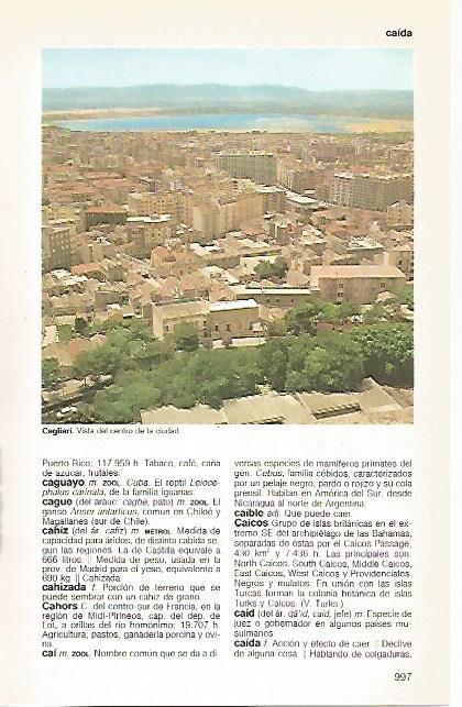 LAMINA 11192: Vista de Cagliari Italia